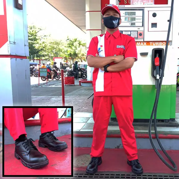 safety shoes utk pegawai spbu